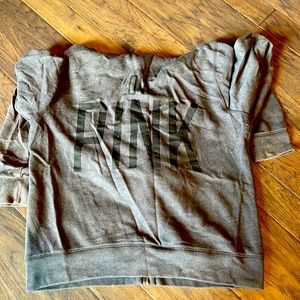 Victoria’s Secret PINK - Dark grey zip hoodie